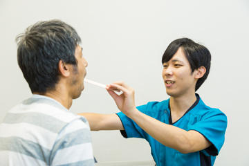 言語聴覚療法の様子